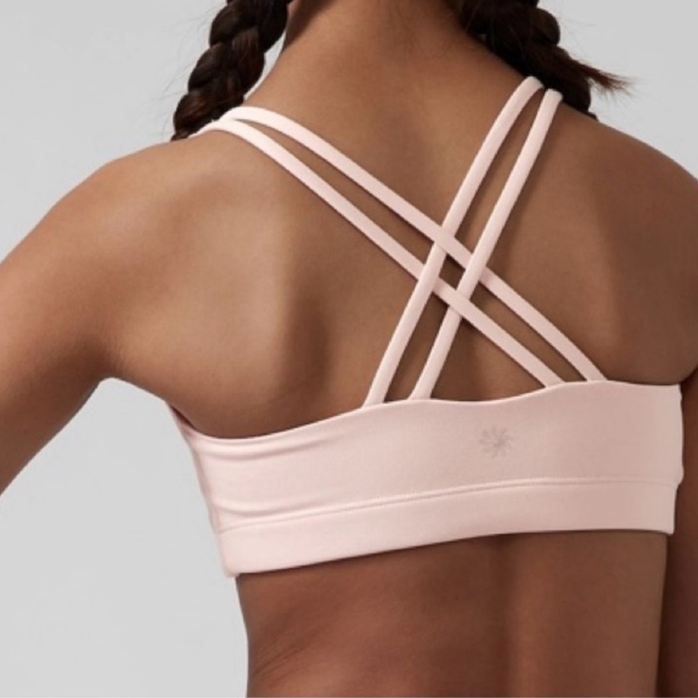 Athleta Girls Upbeat Bra Pink